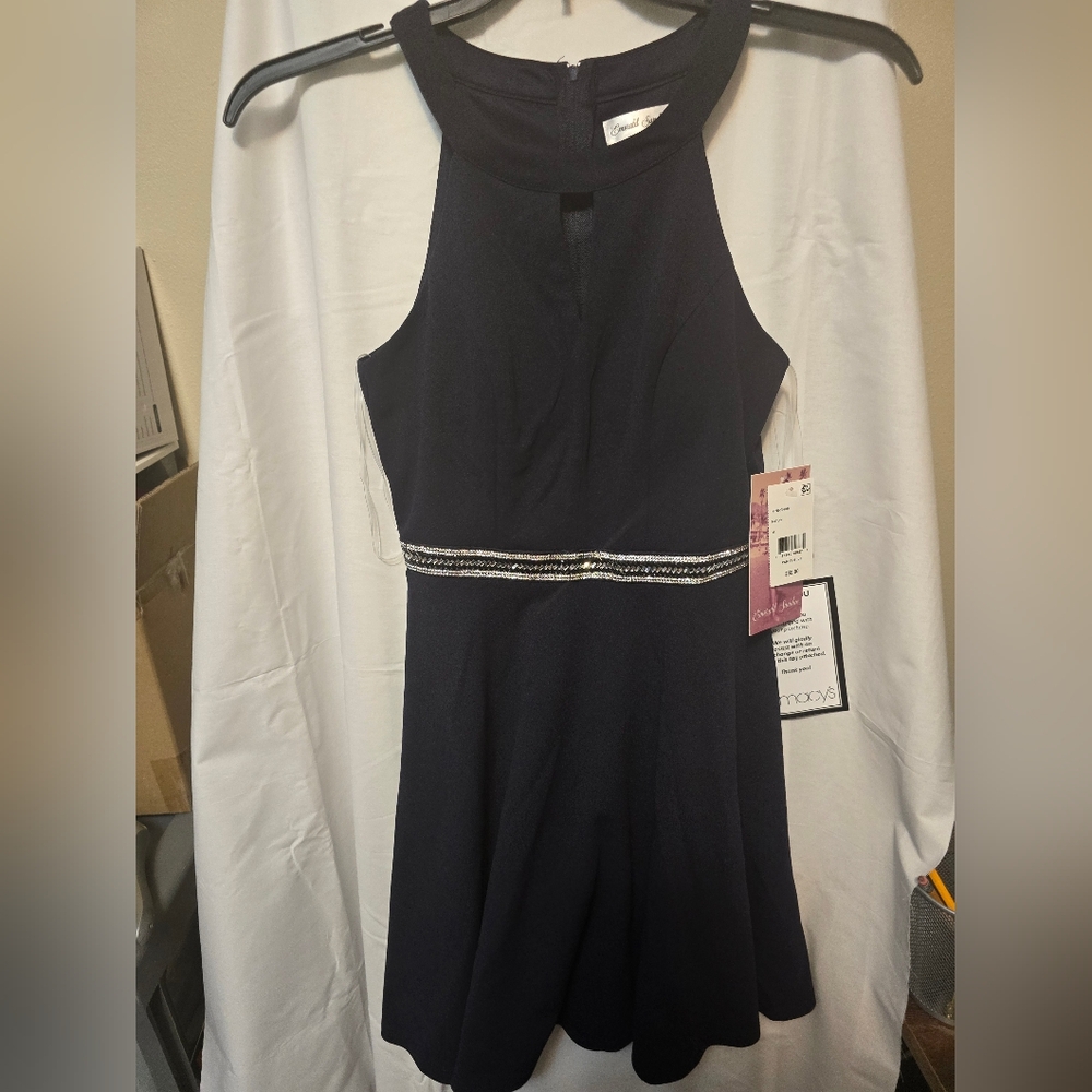 Emerald Sunday navy blue dress size 3